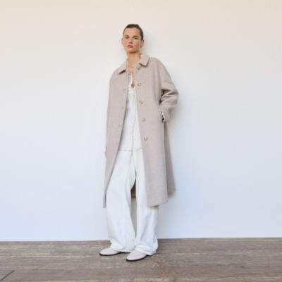 Wool Barrel Coat