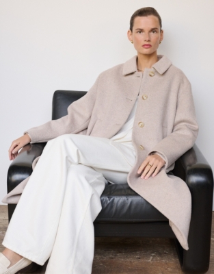 Wool Barrel Coat