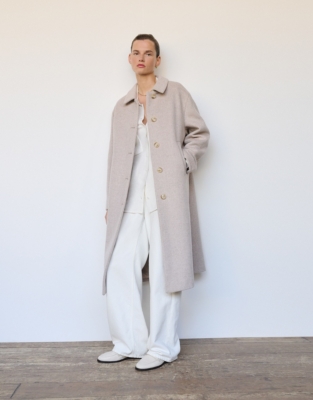 Wool Barrel Coat