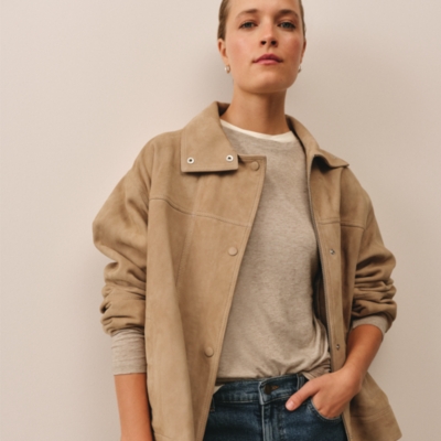 Wool Blend Double Layer Jersey Top