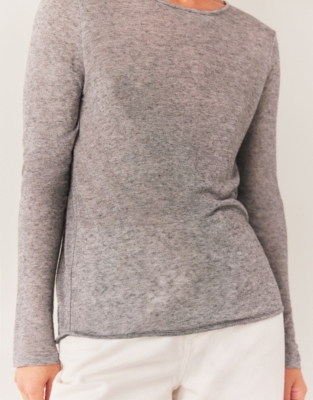 Wool Blend Layering Jersey Top