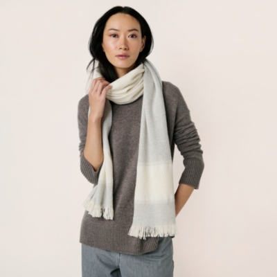 Wool Blend Lurex Scarf