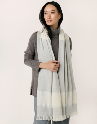 Wool Blend Lurex Scarf