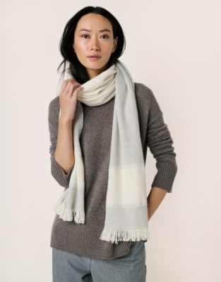 Wool Blend Lurex Scarf