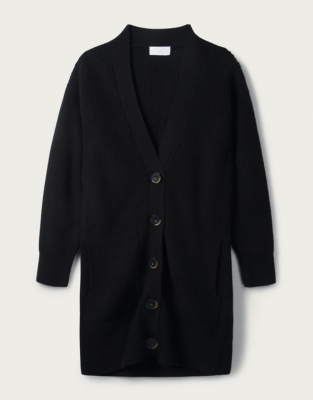 Wool Boyfriend Cardigan Jumpers & Cardigans The White Company UK