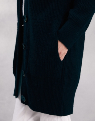 Wool Boyfriend Cardigan Jumpers & Cardigans The White Company UK