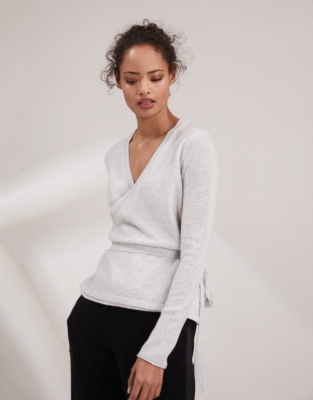 Cashmere ballet wrap on sale cardigan