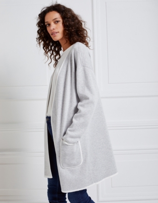 Wool-Cotton Coatigan | Clothing Sale | The White Company UK