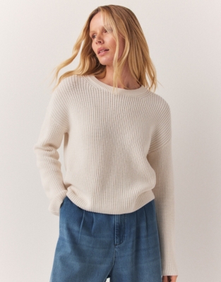 Cotton cropped jumper hot sale