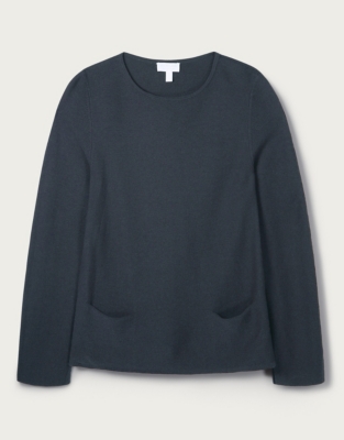 Wool-Cotton Stitch Sweater | All Clothing Sale | The White Company US