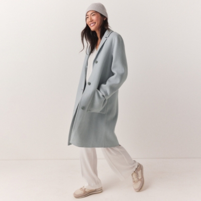 Wool Double Faced Belted Coat | Jackets & Coats | The White Company US