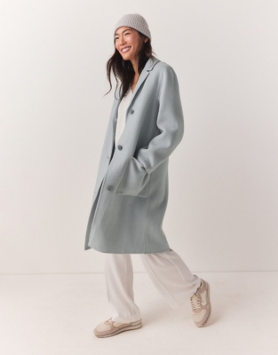 Wool Double Faced City Coat | Coats & Jackets | The White Company UK