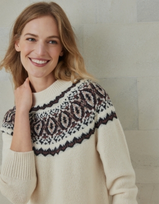 Wool Fair Isle Jumper Clothing Sale The White Company UK