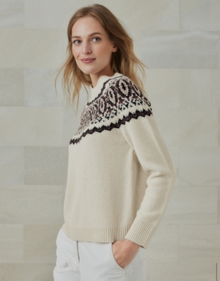 Wool Fair Isle Jumper Clothing Sale The White Company UK