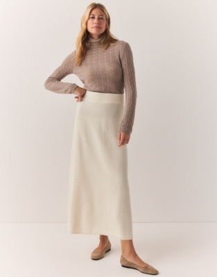 Knitted 2024 midi skirt