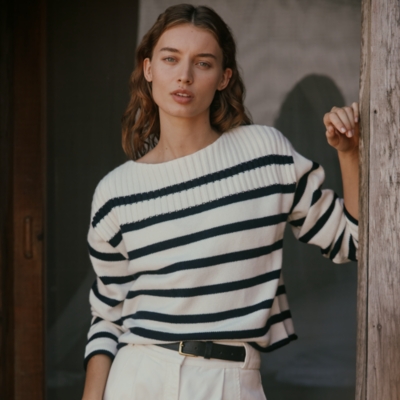 Wool Rich Breton Stripe Jumper