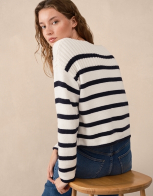 Wool Rich Breton Stripe Jumper