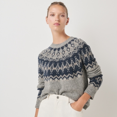 Wool Rich Donegal Fair Isle Sweater