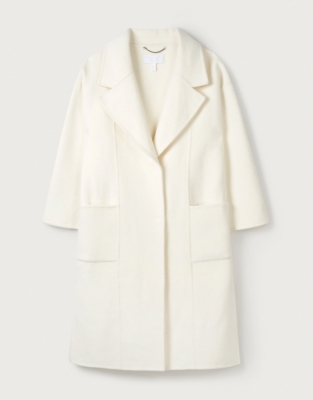 Wool-Rich Double Face Revere Coat | Clothing Sale | The White Company UK