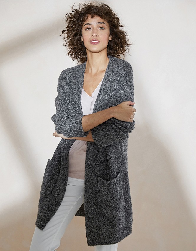 Wool-Rich Patch Pocket Coatigan | Sweaters & Cardigans | The White ...