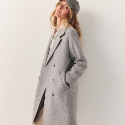 Wool Double Faced Belted Coat | Jackets & Coats | The White Company US