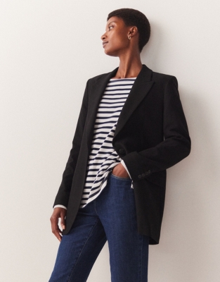 Wool Single Breasted Blazer