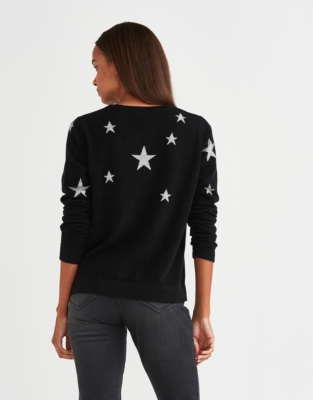 White company star on sale jumper