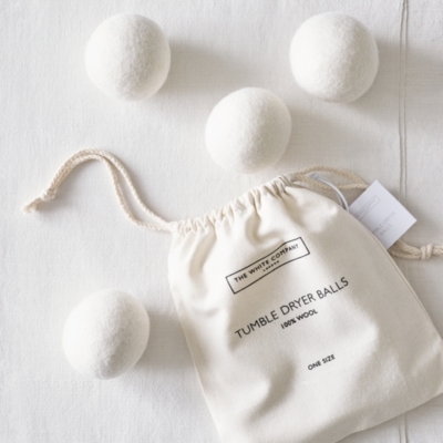 Wool Tumble Dryer Balls Set of 4 Bath & Body The White Company UK