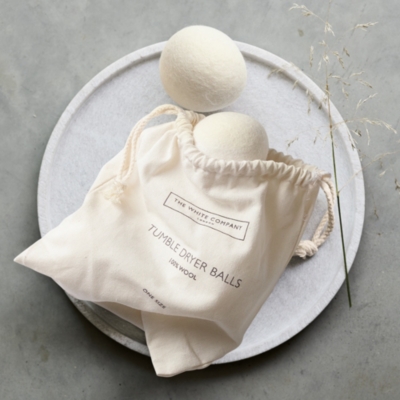Wool Tumble Dryer Balls Set of 4 Bath & Body The White Company UK