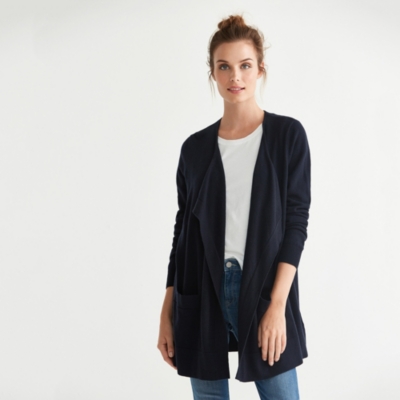 navy waterfall cardigan uk