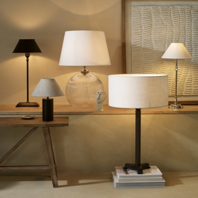 Worthen Nickel Table Lamp