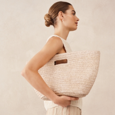 Woven Basket Bag