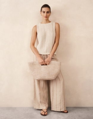 Woven Basket Bag