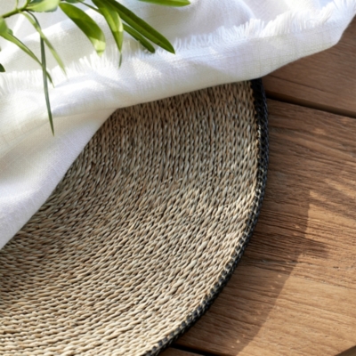 Woven Pandan Placemat Table Linens & Accessories The White Company US
