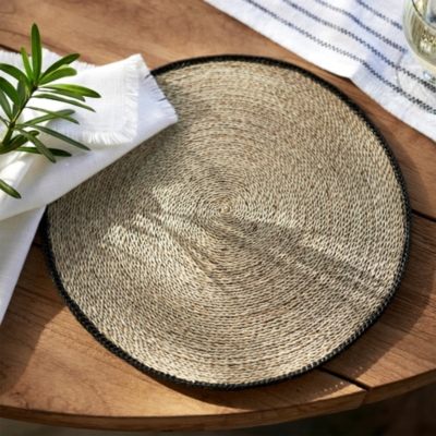 Woven Pandan Placemat Table Linens & Accessories The White Company US