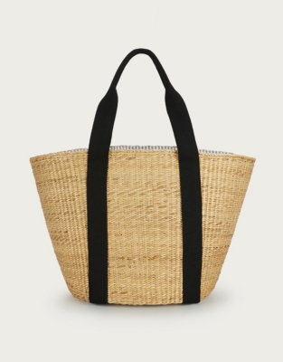 soft straw tote bag