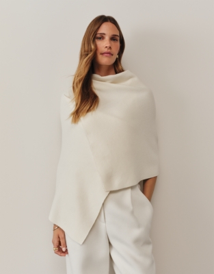 Wrap Scarf with Cashmere