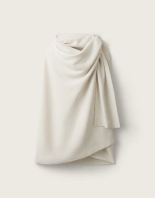 Wrap Scarf with Cashmere