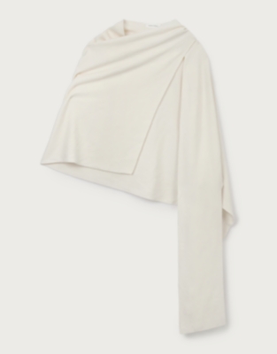 Wrap Scarf with Cashmere