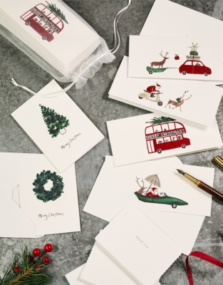 Wreath and Tree Charity Christmas Cards – Set of 12