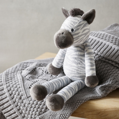 Zaza Zebra Toy Soft Toys The White Company UK