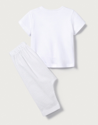 Zebra Embroidered Seersucker Pyjamas Baby & Children's Sale The