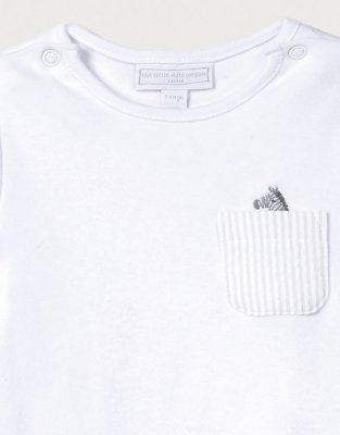 Zebra Embroidered Seersucker Pyjamas Baby & Children's Sale The