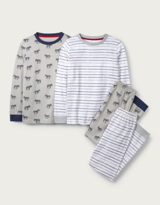 Zebra Pyjamas Set of 2 (112yrs) Baby & Children's Sale The White