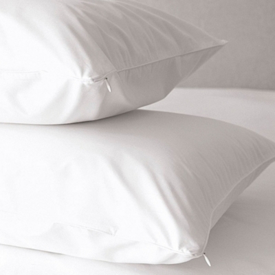 White company cheap pillow protectors