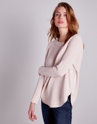 Round hot sale hem sweater