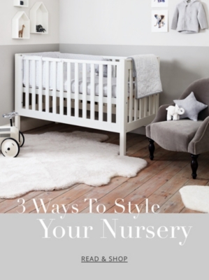 white company nursery furniture